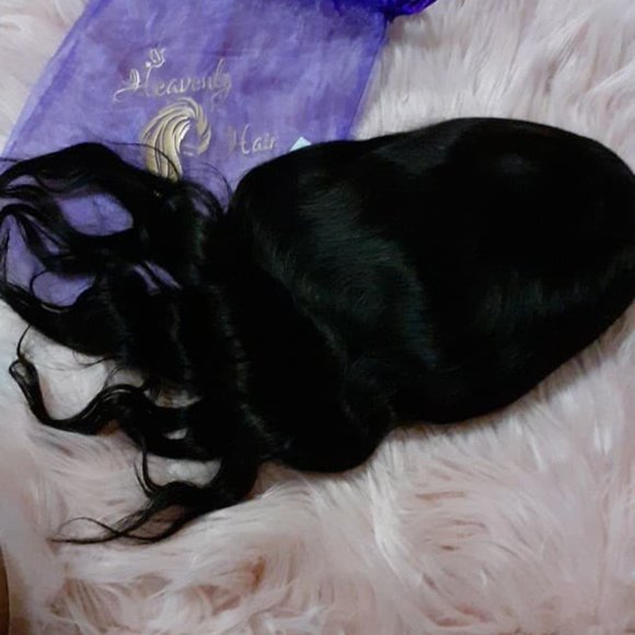 100% Human Hair Body Wave Headband Wig By Heavenly Hair